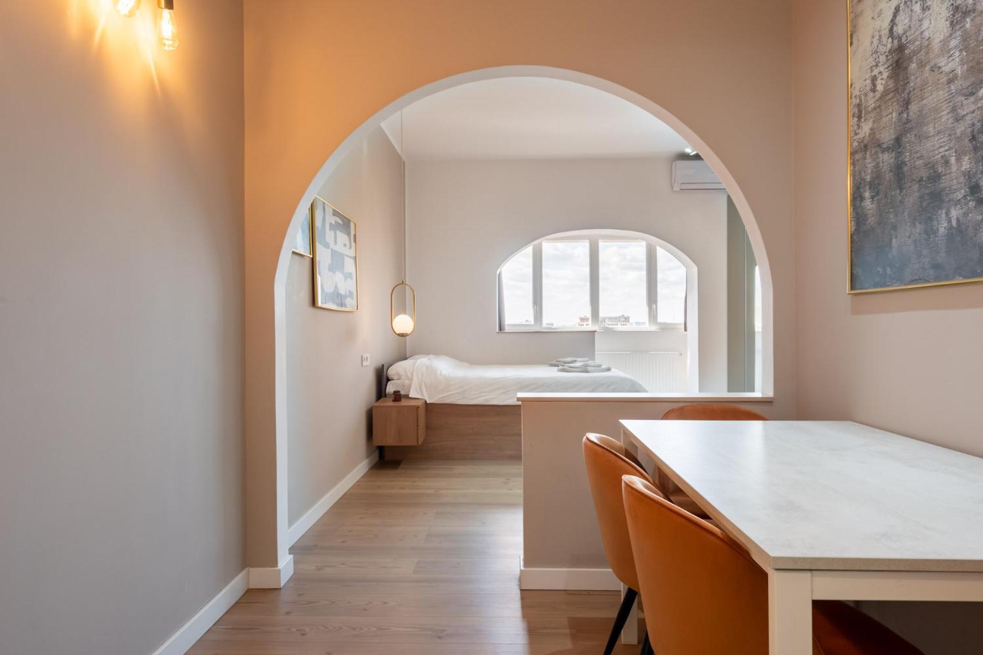 Sunset - Luxury Studio On Calea Victoriei Bucureşti Ngoại thất bức ảnh