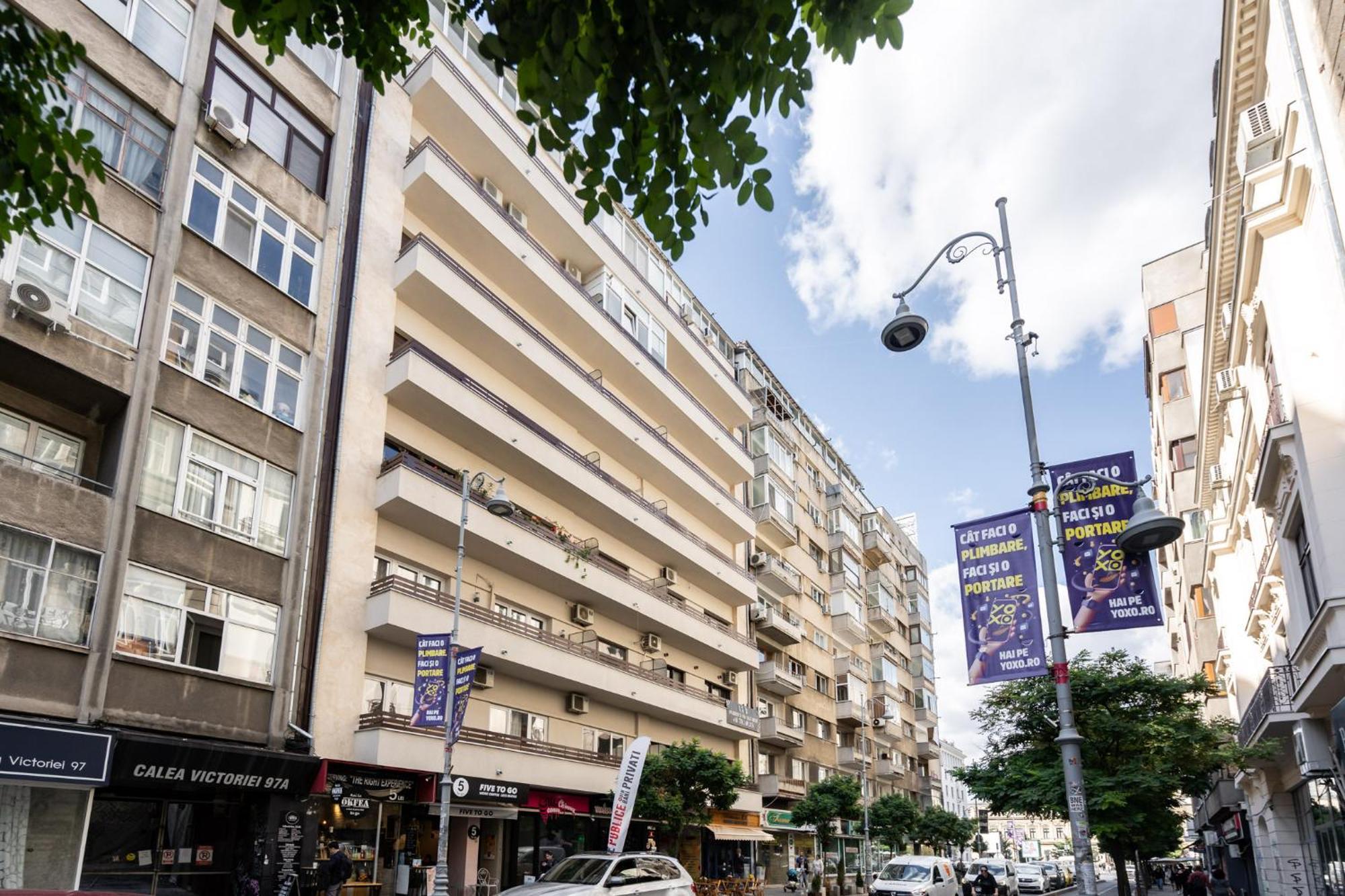 Sunset - Luxury Studio On Calea Victoriei Bucureşti Ngoại thất bức ảnh